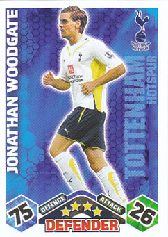 Jonathan Woodgate Tottenham Hotspur 2009/10 Topps Match Attax #293